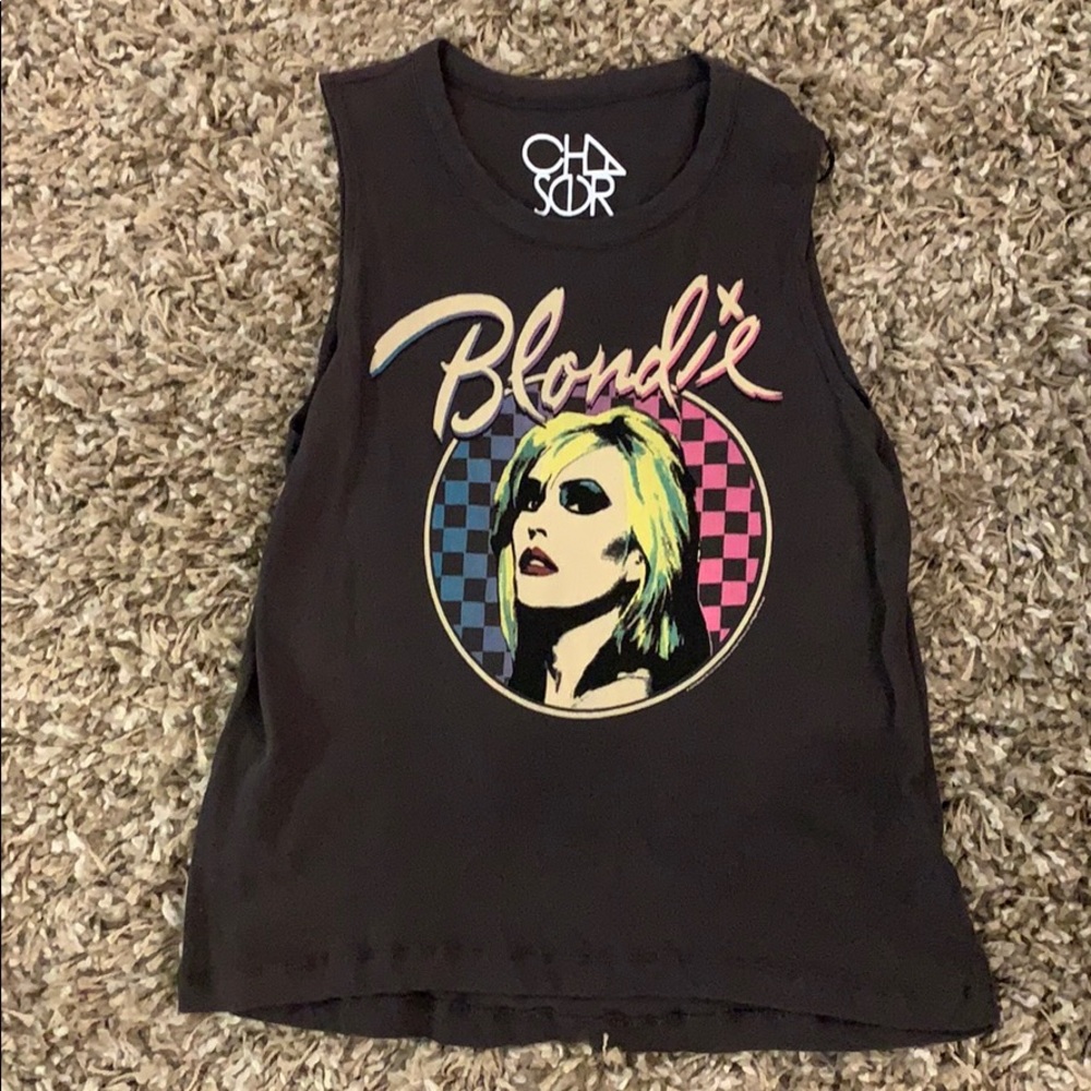 Grey blondie tank
